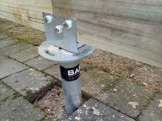 Base drive ground screw footings, Cockle Bay