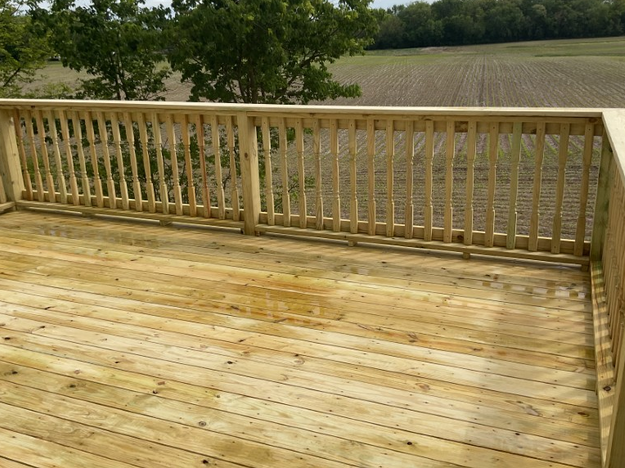 Pine deck and Handrail build, Kumeu