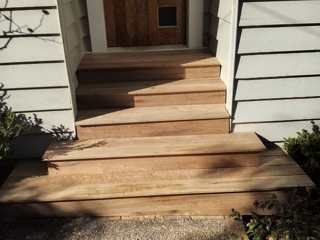 Vitex decking steps, Onehunga
