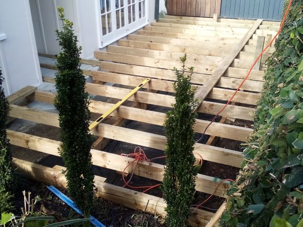 Deck construction, One Tree Hill